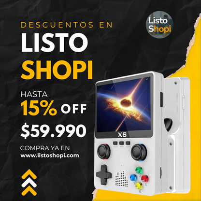 Consola Retro X6 HD 10000 juegos emulado